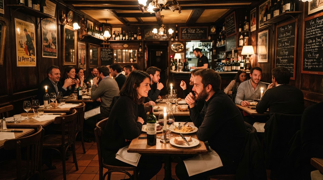 Intérieur du restaurant Cabane